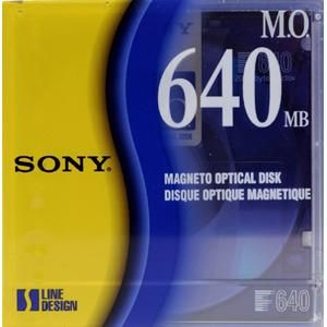 Sony 3.5 Magneto Optical Media - Rewritable - 640MB - 3.5