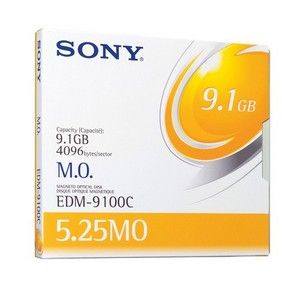 Sony 5.25 Magneto Optical Media - Rewritable - 9.1MB - 5.25 - 14x