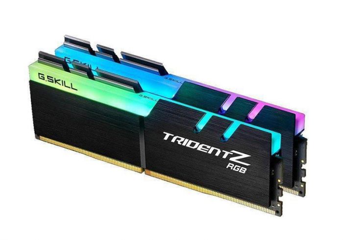G.Skill TridentZ RGB 32GB Kit (2 x 16GB) DDR4-3200MHz PC4-25600 Non-ECC Unbuffered CL14 288-Pin DIMM Memory Module