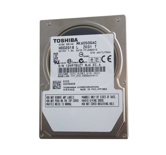 Toshiba 60GB 4200RPM ATA-100 2.5-inch Hard Drive