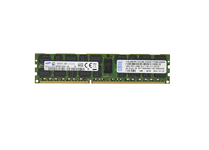 IBM 8GB (1x8GB) PC3-12800 DDR3 1600MHz SDRAM Dual-Rank CL11 ECC Registered Memory Module