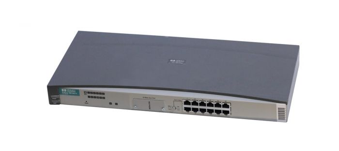 HP ProCurve 10Base-T Ethernet Hub 12-Ports 1 Transceiver Slot