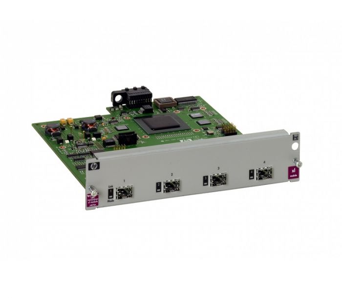 HP ProCurve Switch XL 4 x Ports 10/100/1000Base-T (mini-GBIC) Gigabit Ethernet Network Switch Expansion Module