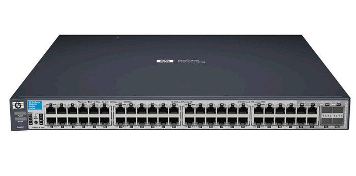 HP Procurve E2910al-48G 48 x Ports 10/100/1000Base-T 4 x SFP (mini-GBIC) Layer-2 Managed Stackable Gigabit Ethernet Network Switch