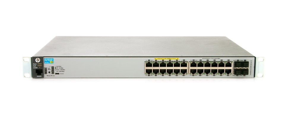 HPE Aruba 2530 24G POE+ Switch 24-Port - Manageable - 24 X POE+ - 4 X Expansion Slots - 10/100/1000Base-T - POE Ports - Desktop, Rack-mountable, Wall Mountable