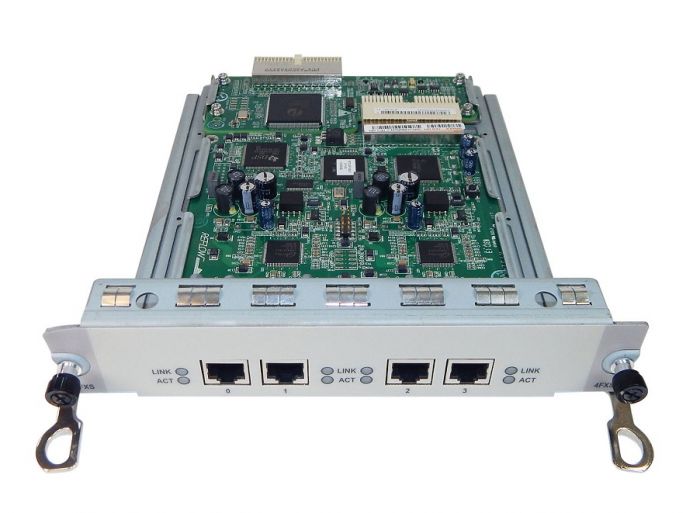 HP 4-Port 10/100Base-TX LAN Flexible Interface Card Module