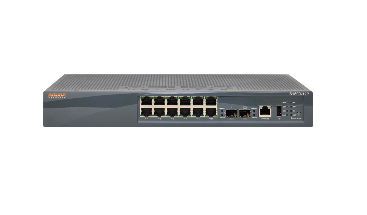 Buy JW673A-HPE Aruba S1500-12p 12-Port 10/100/1000Base-T POE+ GbE SFP W/AC  Power Supply Mobility Access Switch | ICT Devices