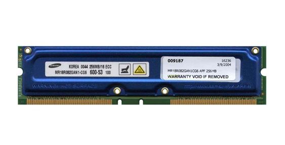 Samsung 256MB RDRAM PC600 ECC 184-Pin Rambus Memory