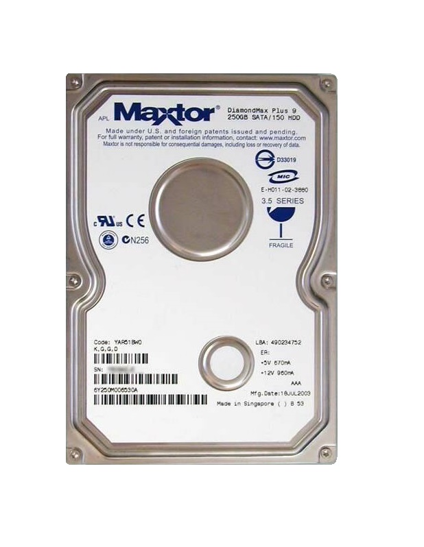 Maxtor 500GB 7200RPM 16MB Cache 3.5-inch Maxline Plus Iv SATA Hard Drive