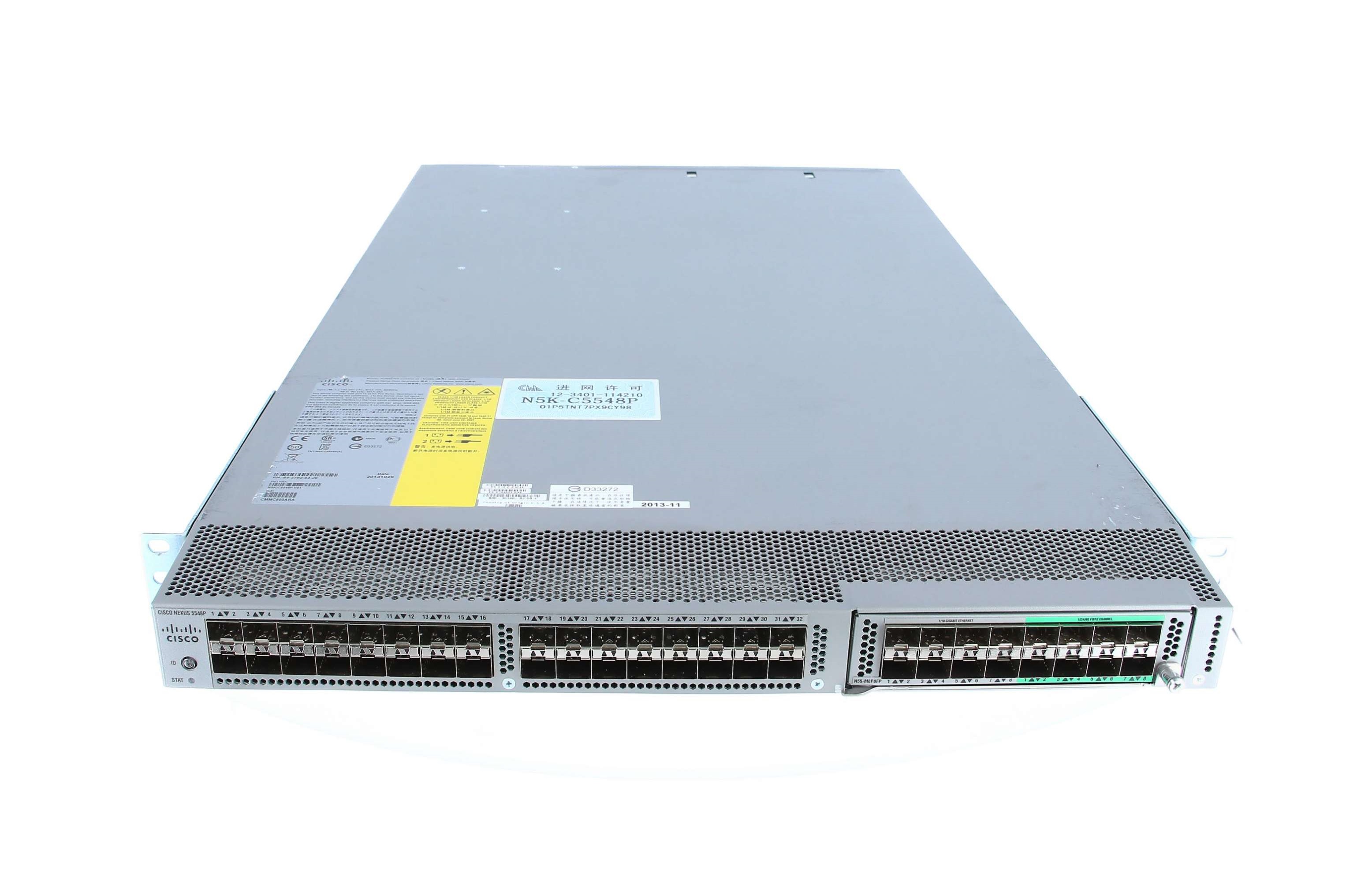 Cisco Nexus 5548p Switch Managed - 32 X SFP+ - Rack-mountable -1ru with Front to Back Air Flow