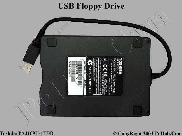 Toshiba Floppy Disk Drive - 1.44MB PC - 1 x USB - 3.5 External