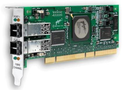 QLogic SANBlade 2GB Dual Port 64-bit 133MHz PCI-X Fibre Channel Host Bus Adapter