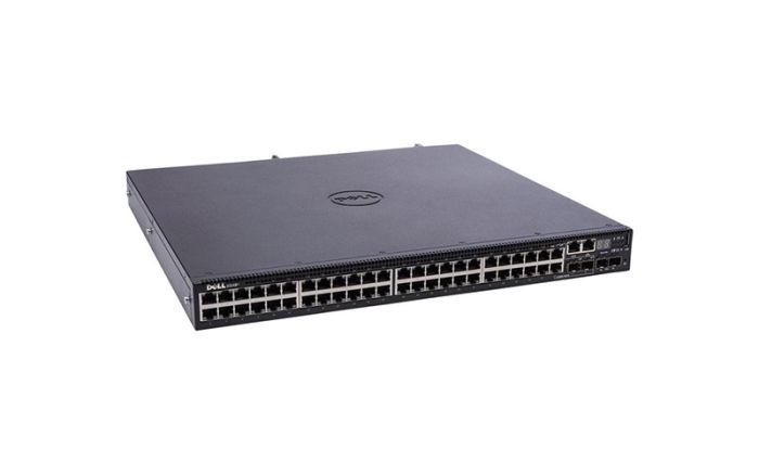 Dell PowerConnect S3100 Series48 x Ports 10/100/1000Base-T PoE+ + 2 x Ports 10 Gigabit SFP+ + 2 x Ports Gigabit Combo SFP Rack-Mountable 1U Layer 3 Managed Gigabit Ethernet Network Switch