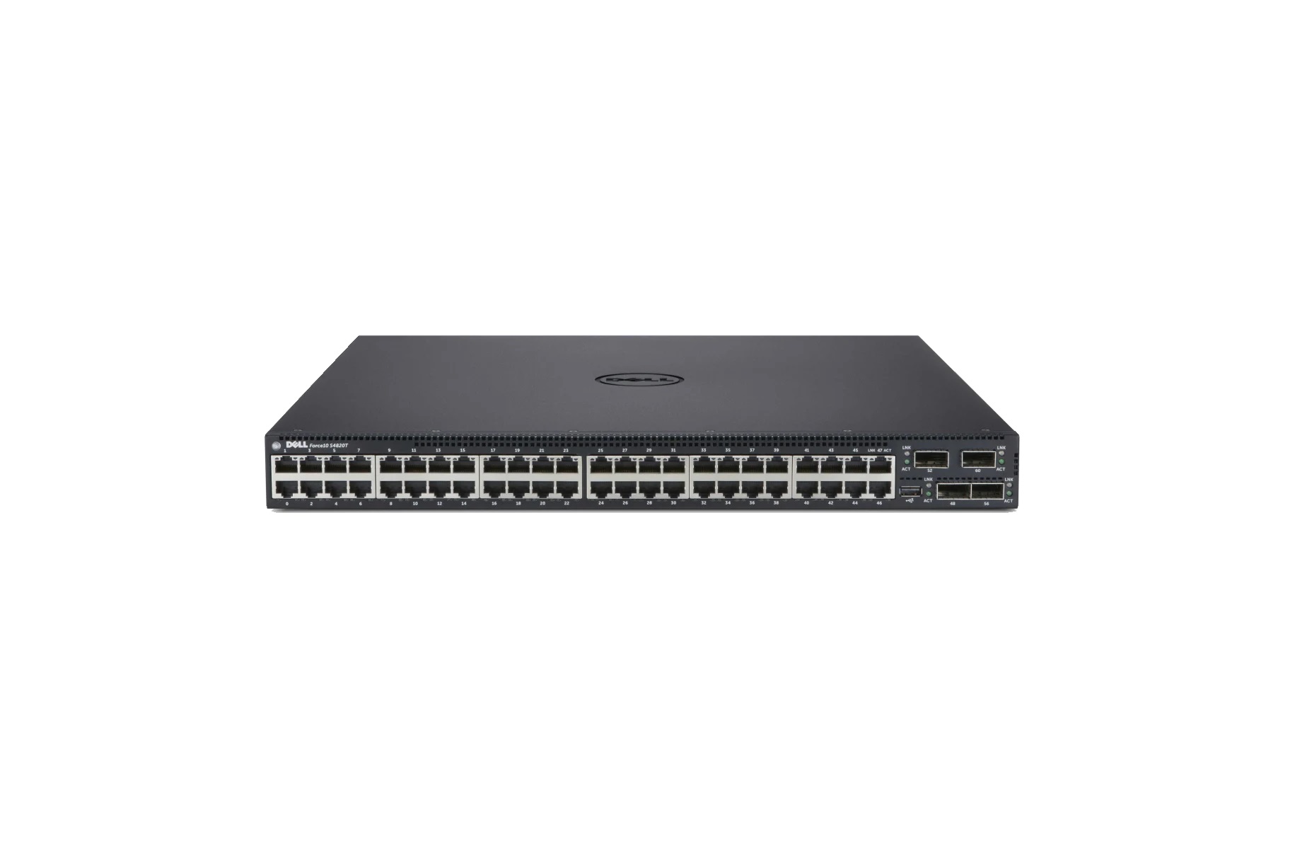 Dell Networking S4820t 48-Port 10GbE, 4-Port QSFP Switch Includes Dual Power and Rails