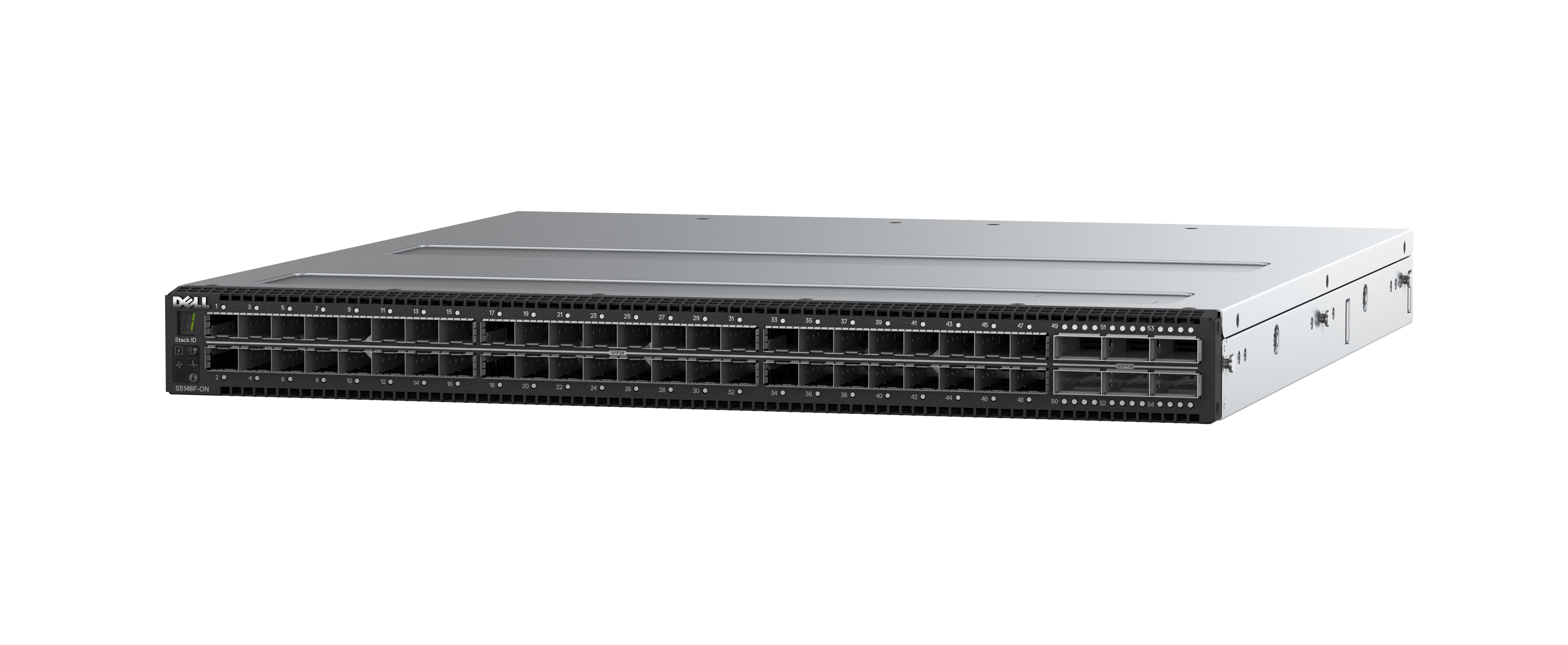 Dell Networking S5148f-on 48p 25GbE SFP 28 6p 100GbE QSFP28 Switch