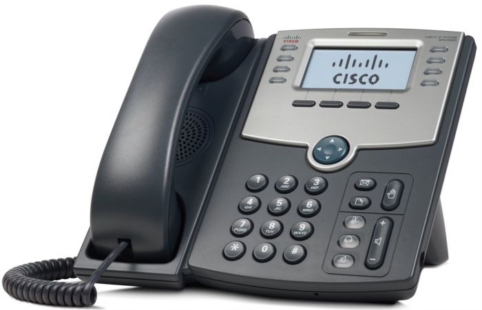 Cisco IP Phone Cable 4 x Total Line VoIP Caller ID Speakerphone 2 x Network (RJ-45) PoE Ports