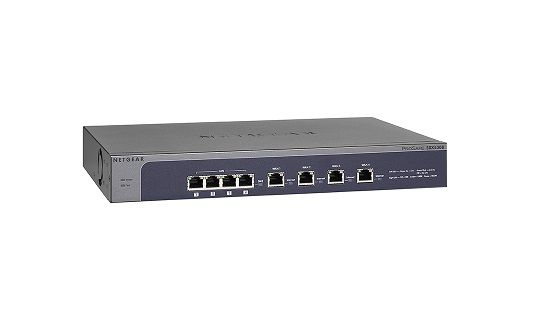 Netgear Prosafe SRX5308 230V Quad Port 10/100/1000Base-T Gigabit Ethernet SSL VPN Firewall Router