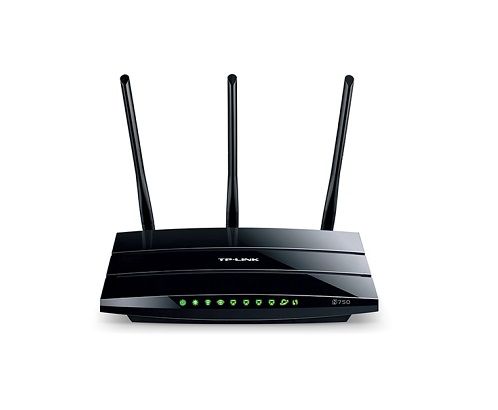 TP-Link N750 450Mb/s (5GHz) 300Mb/s (2.4GHz) Dual-Band Wireless Gigabit Router (Black)