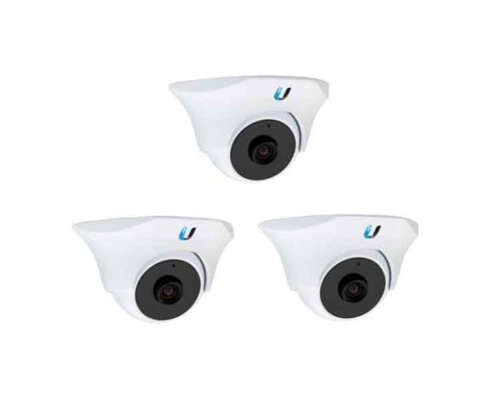 Ubiquiti UniFi 720p Indoor Dome Video Camera with IR LEDs (3-Pack)