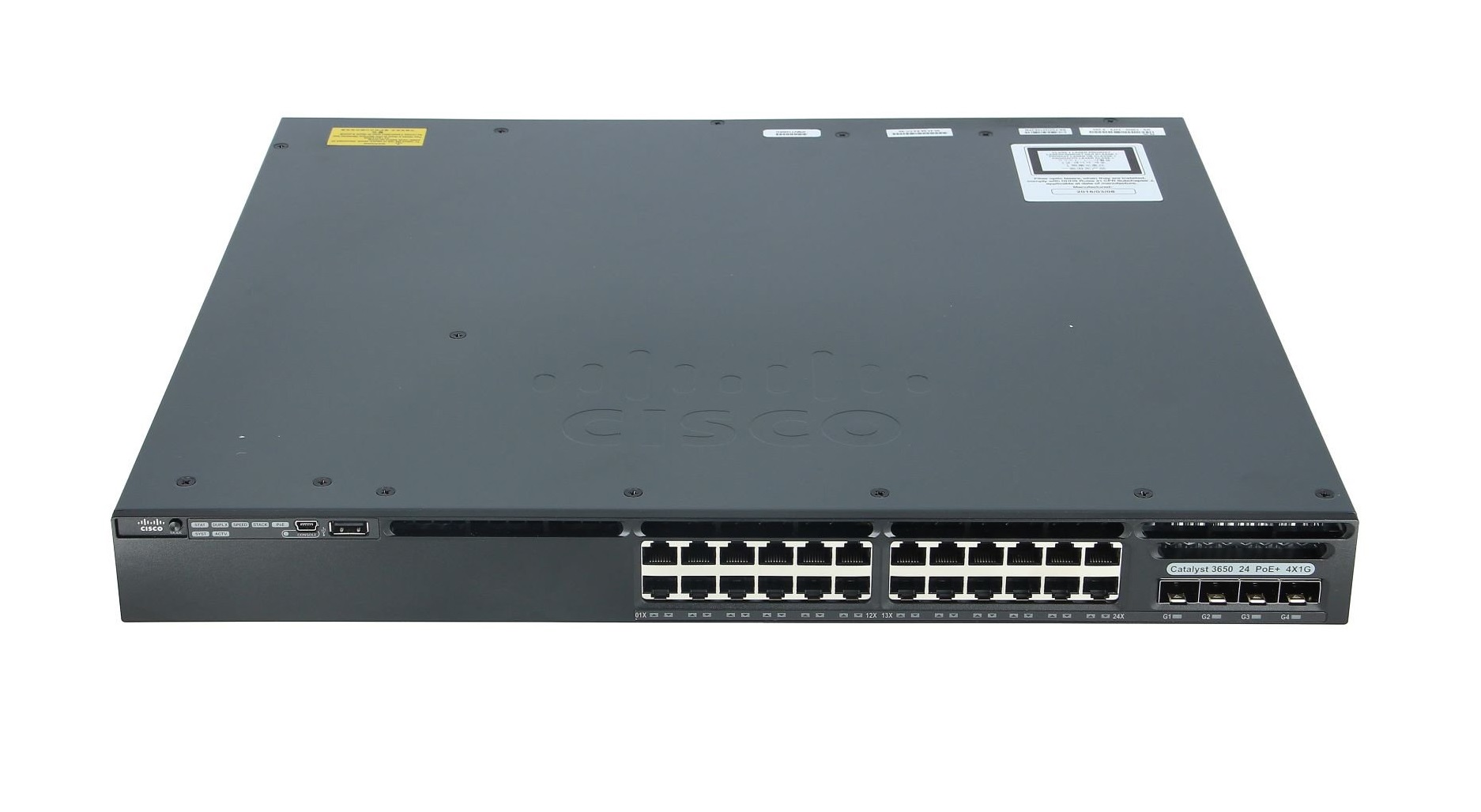 Cisco Catalyst 3650-48tq-e Managed L3 Switch 48 Ethernet Ports and 4 10- Gigabit SFP+ Ports