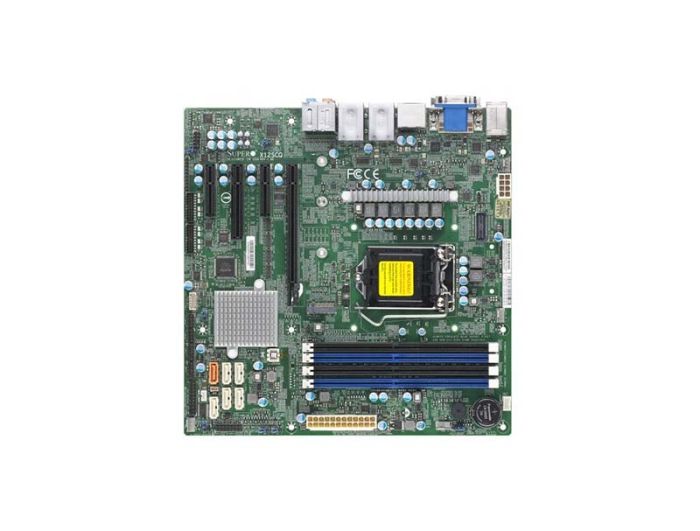 Supermicro MicroATX Intel Q470E/Core i9/i7/i5/i3/Pentium/Celeron DDR4 LGA-1200 Motherboard